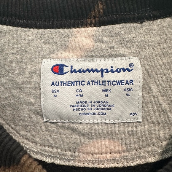 Champion bleach dyed cropped sweatshirt - Picture 5 of 10